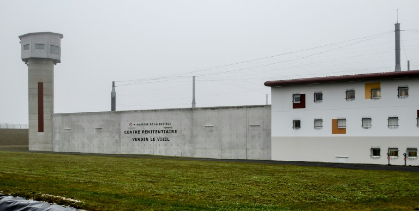 La prison de Vendin-le-Vieil, dans le Nord de la France prise en photo le 12 janvier 2018 © DENIS CHARLET