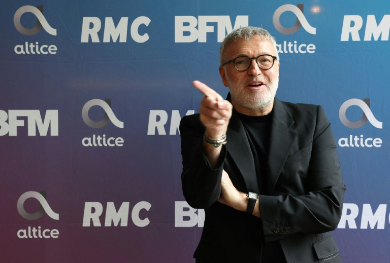 Laurent Ruquier lors d'une conférence de presse à Paris le 31 août 2023 © EMMANUEL DUNAND