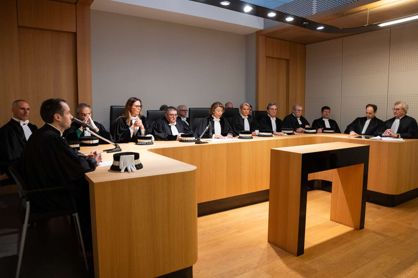 L'audience solennelle de rentrée du tribunal de commerce de Compiègne a eu lieu le 17 janvier. © Éloïse Le Névanic