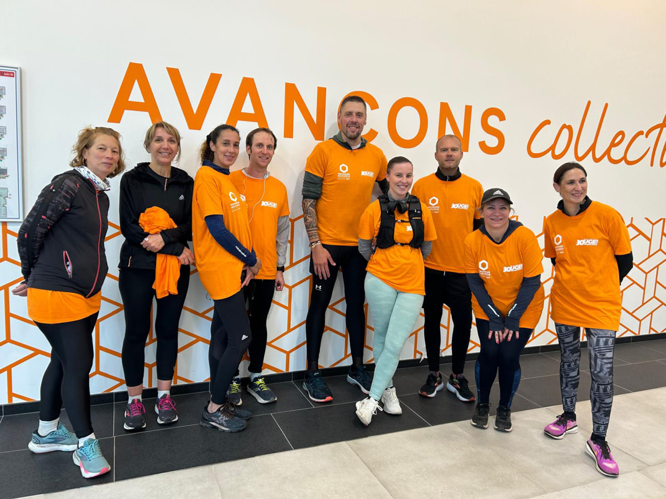 © Harmonie Mutuelle. Pendant quatre mois, la trentaine de collaborateurs du Grand Est d’Harmonie Mutuelle se sont préparés aux côtés du coach sportif Cyril Julian pour l’Harmonie Mutuelle Semi de Paris annoncé le 9 mars prochain.