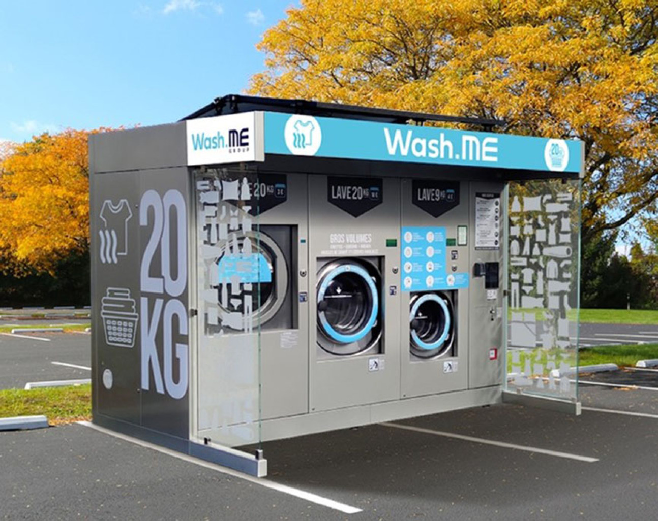 © Wash.me. Wash.me, filiale de Me Group leader mondial des services automatiques de proximité, vient d’ouvrir deux nouvelles laveries automatiques dont une Maxéville.
