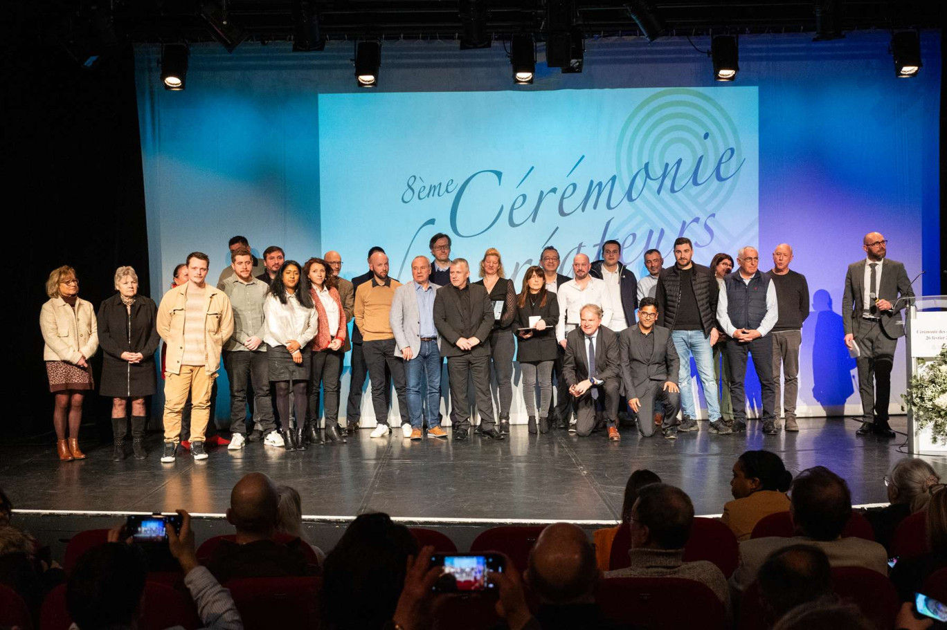 16 nouveaux entrepreneurs ont été mis à l’honneur. © Eloise Le Névanic