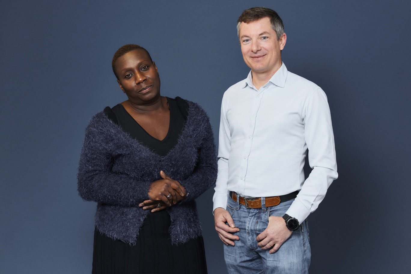 Camille Nkiodya Issekman et Antonin Molle ont cofondé Opale.IO en 2023. © Lena Heleta