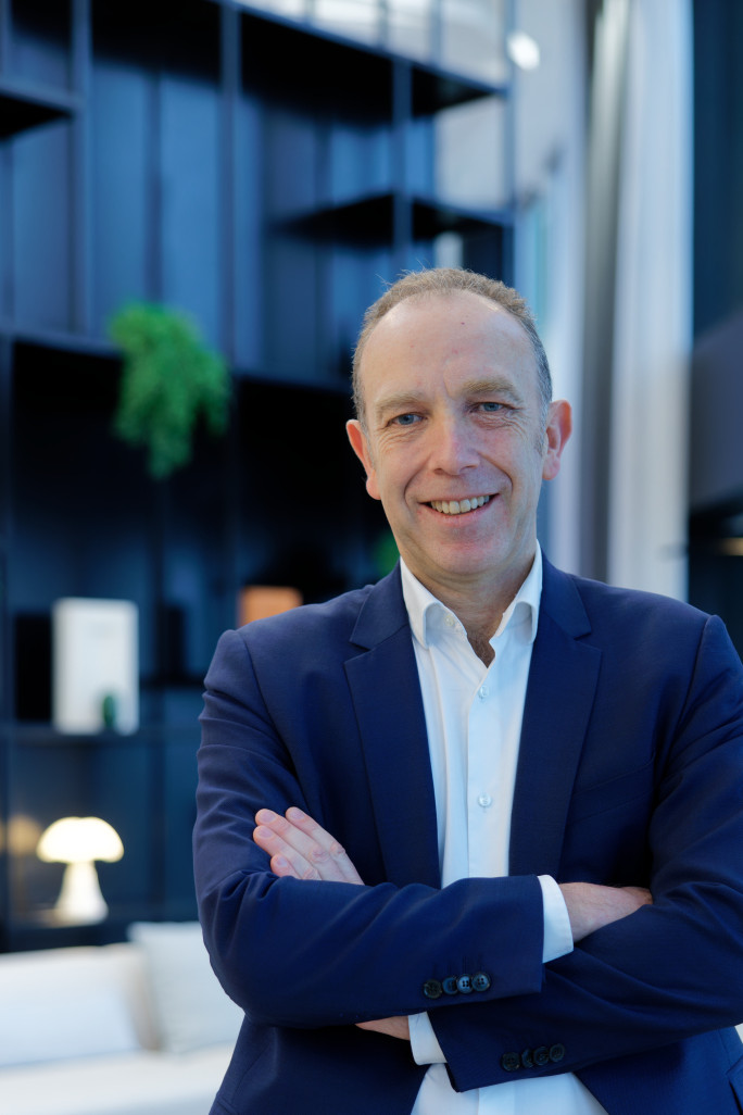 Laurent Roubin, président de Caisse d’Epargne Hauts de France. © Samuel Dhote