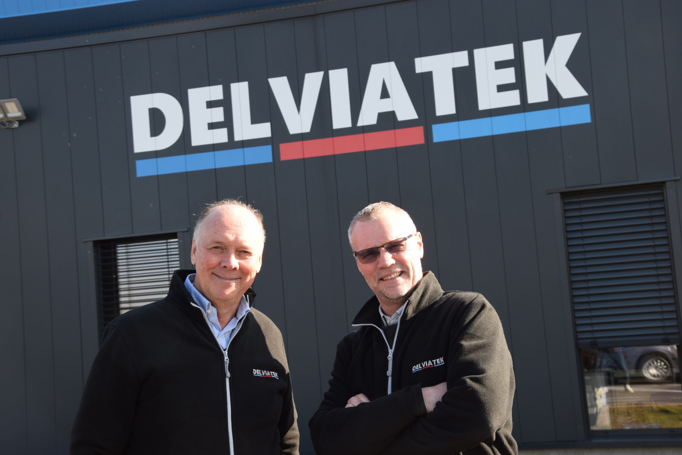 Bertrand Delzenne, président de Delviatek, et Francky Decoster, directeur du site de Douvrin.