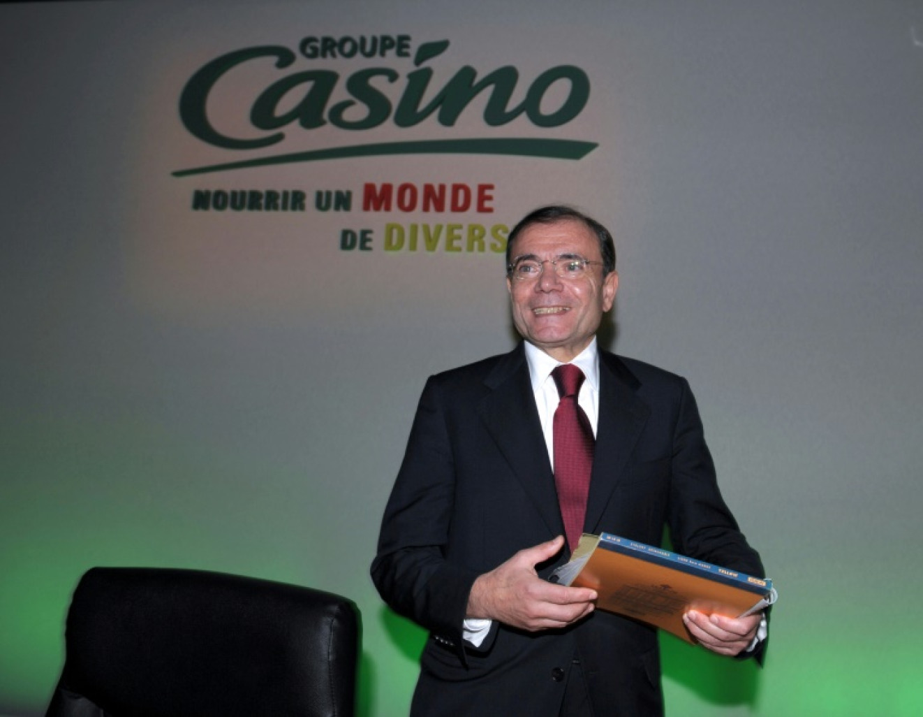 L'ancien PDG de Casino, Jean-Charles Naouri, à Paris, le 21 février 2013 © ERIC PIERMONT