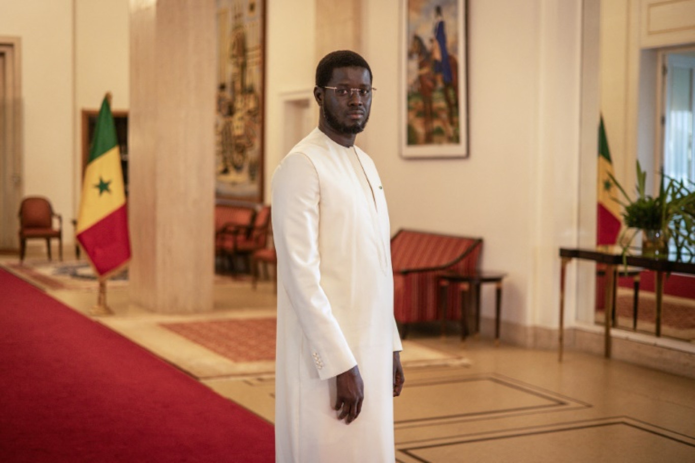 Le président sénégalais Bassirou Diomaye Faye le 28 novembre 2024 à Dakar © JOHN WESSELS