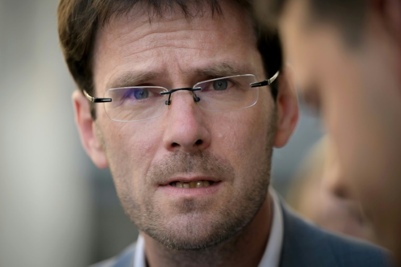 Le maire de Rouen Nicolas Mayer-Rossignol, le 28 juin 2024 à Rouen © Lou Benoist