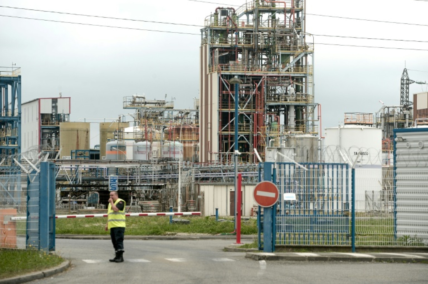 L'usine Sanofi de Mourenx (Pyrénées-Atlantiques), le 1er juillet 2019. © IROZ GAIZKA