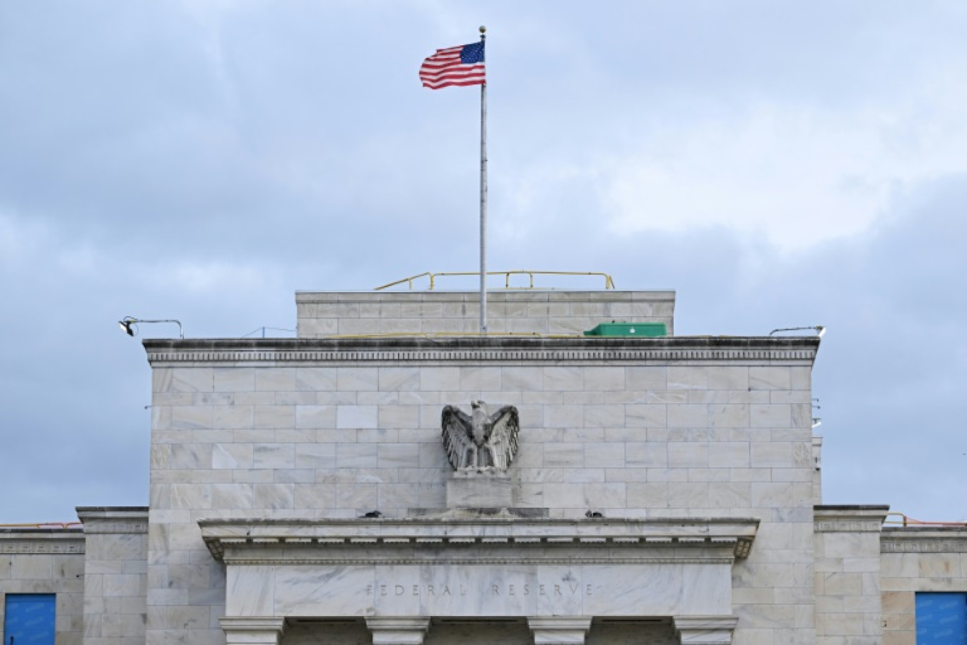 La Réserve fédérale (Fed) américaine a laissé ses taux inchangés mercredi à l'issue de sa deuxième réunion depuis le retour de Donald Trump à la Maison-Blanche © MANDEL NGAN