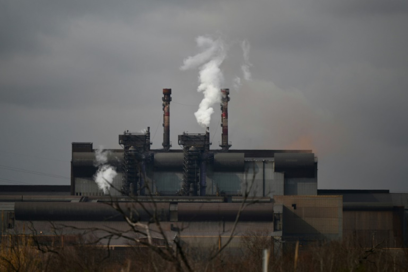 Le site sidérurgique d'une usine ArcelorMittalle 22 février 2023 à Fos-sur-Mer, dans les Bouches-du-Rhône © Christophe SIMON