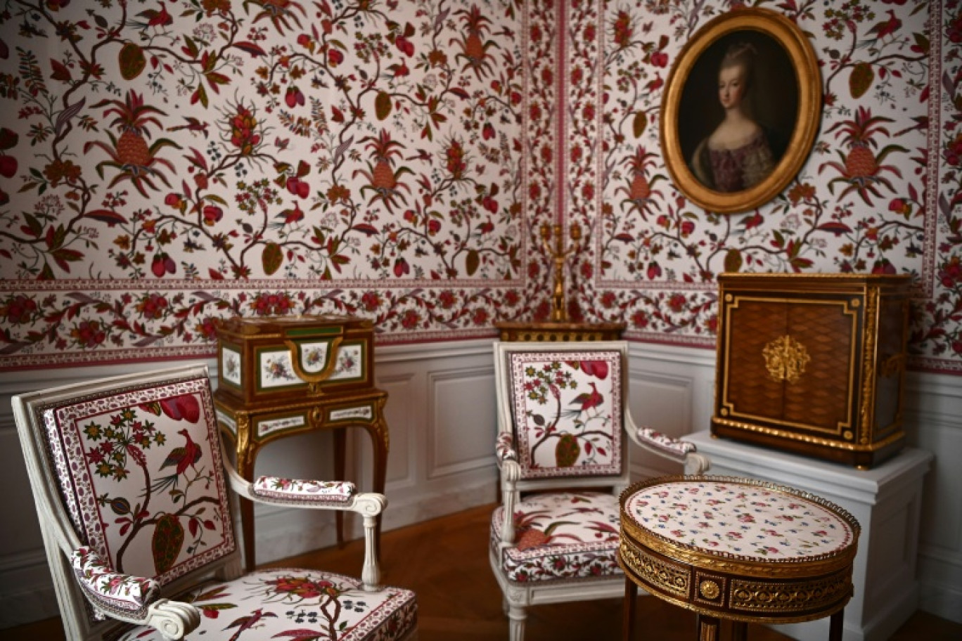Les appartements privés de la reine Marie-Antoinette épouse du roi de France Louis XVI, au château de Versailles, le 19 juin 2023 © Christophe ARCHAMBAULT