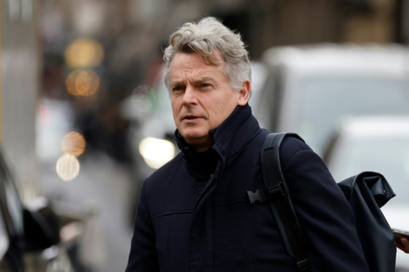 Le patron du Parti communiste Fabien Roussel, le 20 février 2025 à Paris © Ludovic MARIN