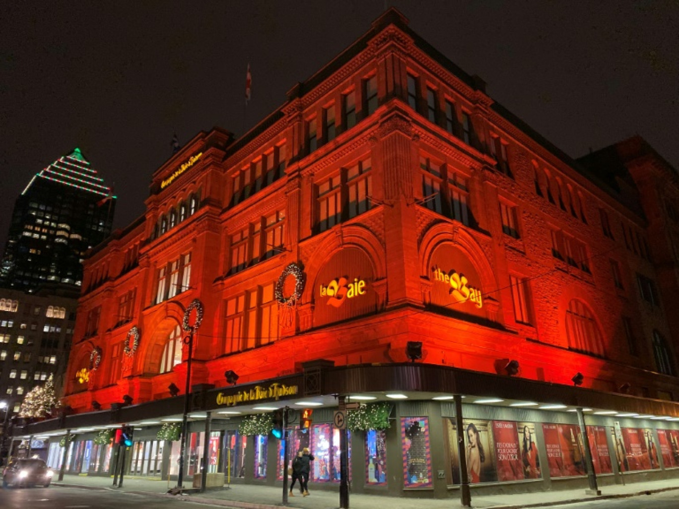 L'historique magasin de La baie d'Hudson dans le centre-ville de Montréal, le 8 décembre 2019 © Daniel SLIM