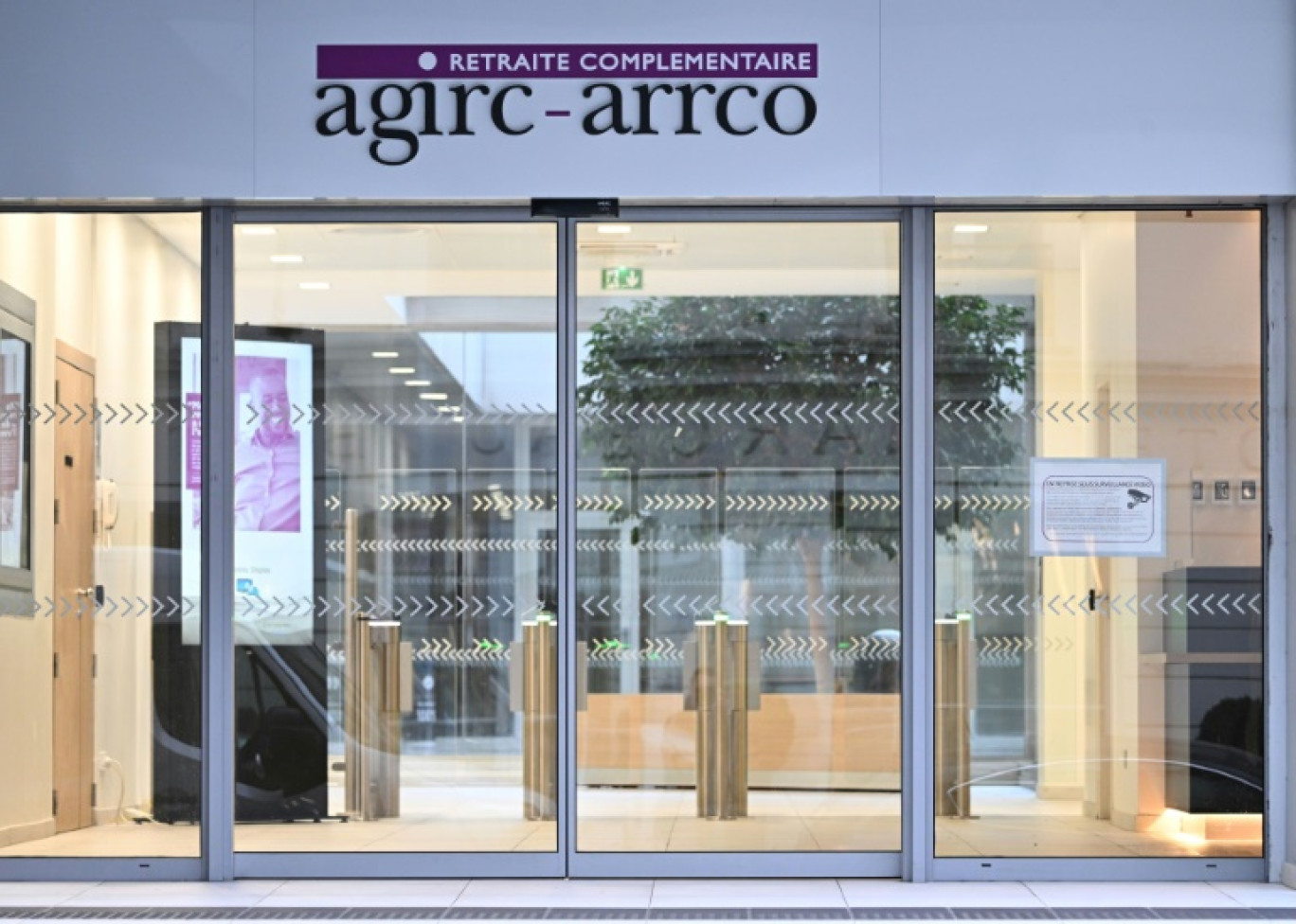 Le siège de l'Agirc-Arrco le 6 janvier 2023 à Paris. © Emmanuel DUNAND
