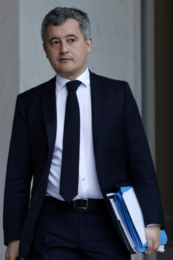 Le ministre français de la Justice, Gérald Darmanin, le 26 mars 2025 à Paris © Ludovic MARIN