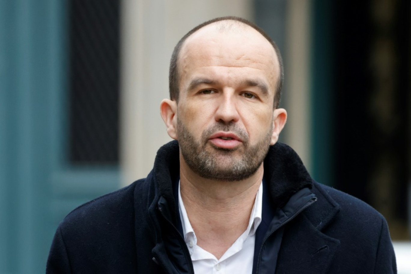 Le coordinateur de LFI Manuel Bompard, à Paris le 20 février 2025. © Ludovic MARIN