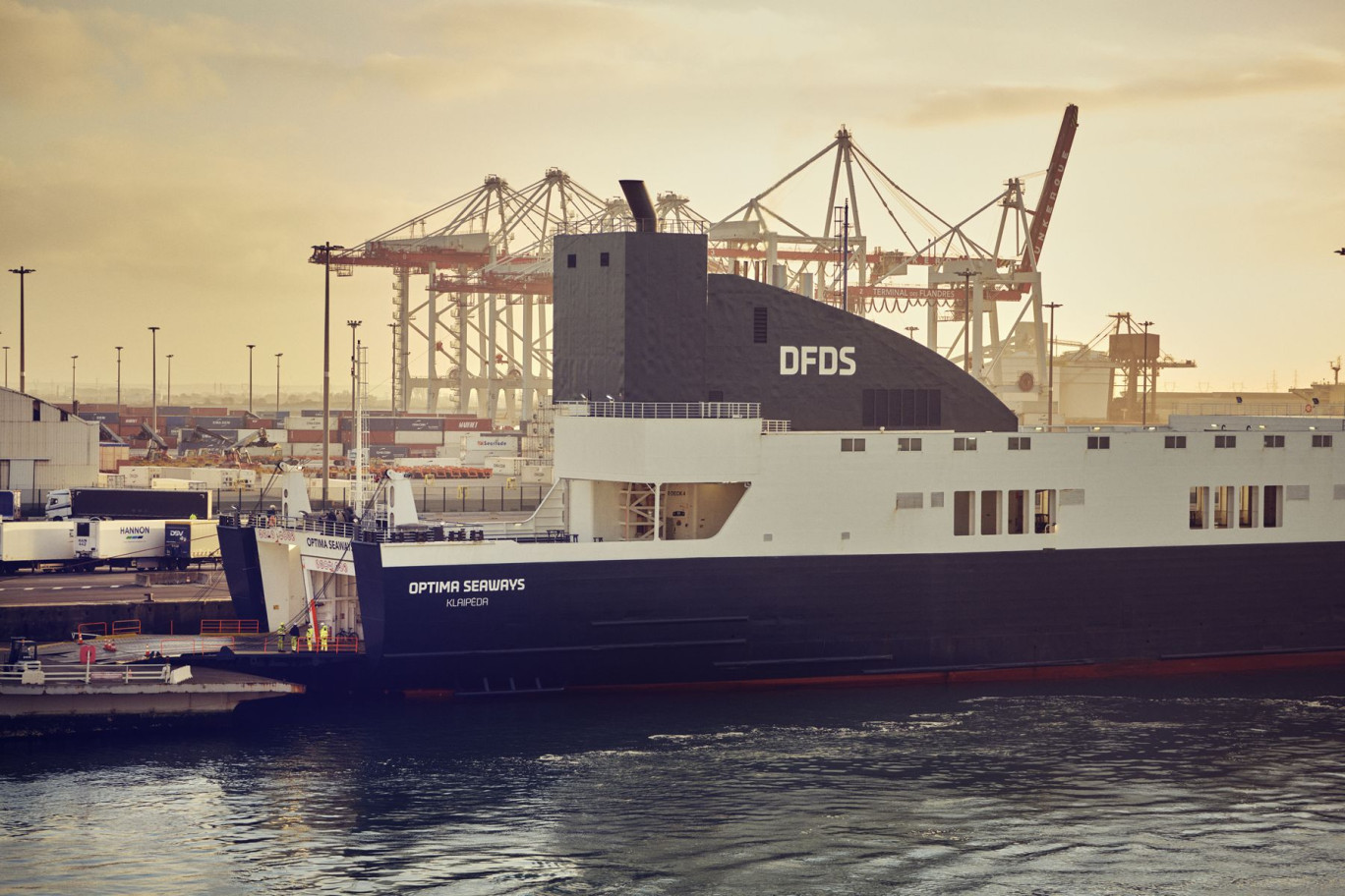 Depuis 25 ans, le transmanche a repris à Dunkerque. Avec la compagnie Norfolkline d'abord. Puis, depuis 2010, avec le Danois DFDS. © DFDS
