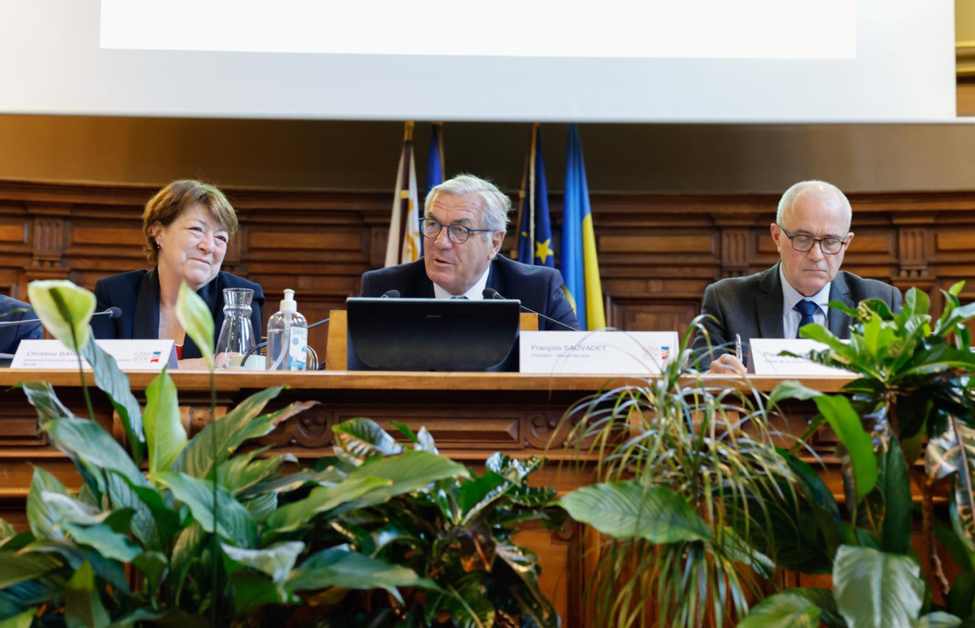 Paul Mourier, préfet de Bourgogne Franche-Comté et de Côte-d’Or, et François Sauvadet, président du conseil départemental de Côte-d’Or, ont lancé le comité départemental de l’emploi le 28 février. © Département de la Côte d'Or