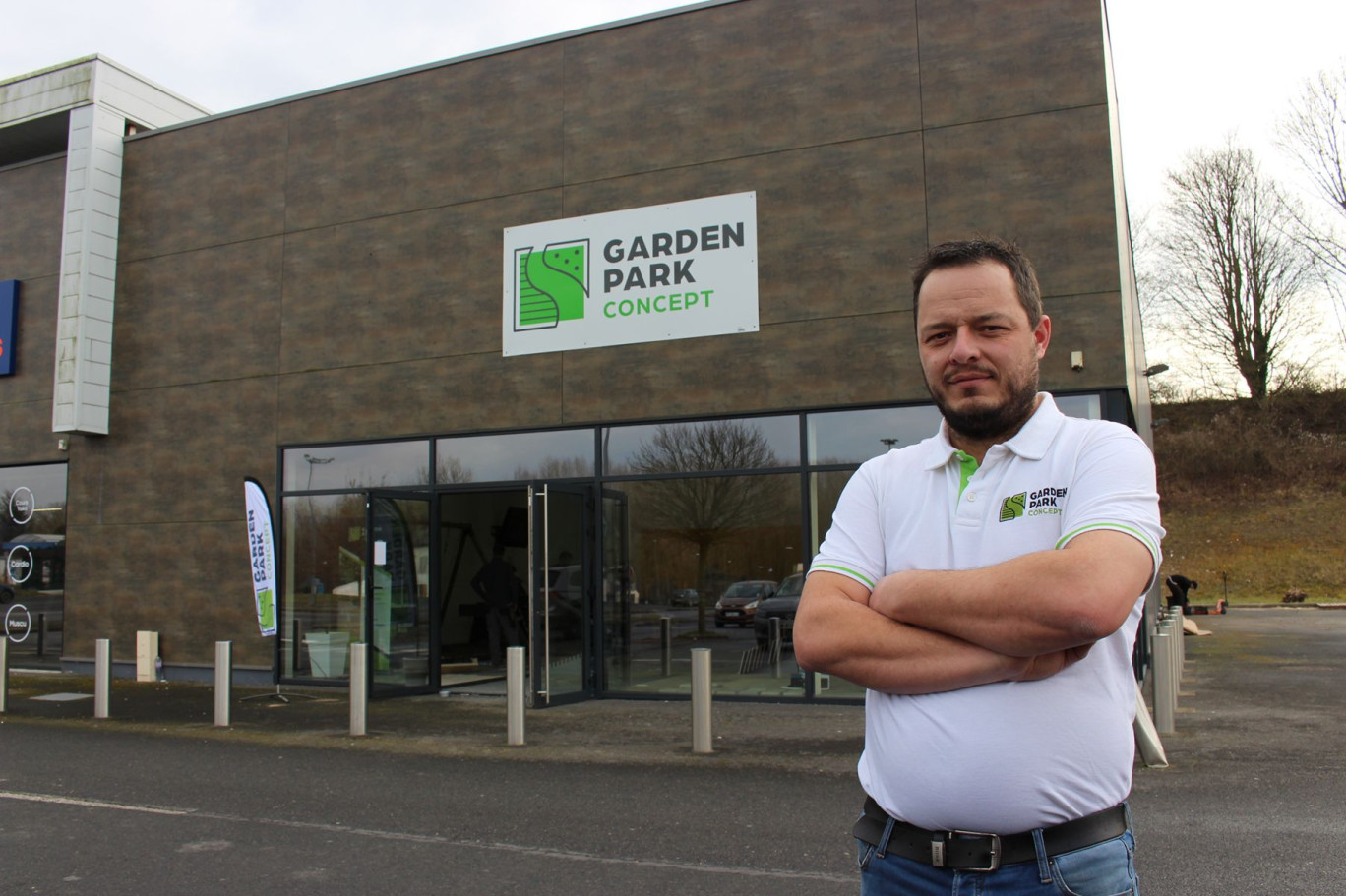 Pierre Augustin de Caffarelli a acheté la cellule libre en janvier pour installer son agence Garden Park Concept.