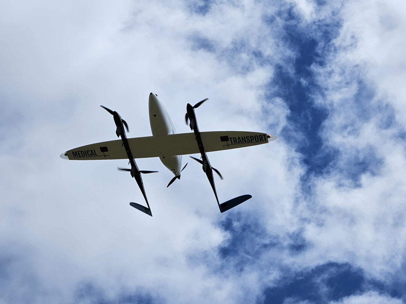 Déjà 12 000 kilomètres ont été parcourus par le service de transport par drone. © Delivrone