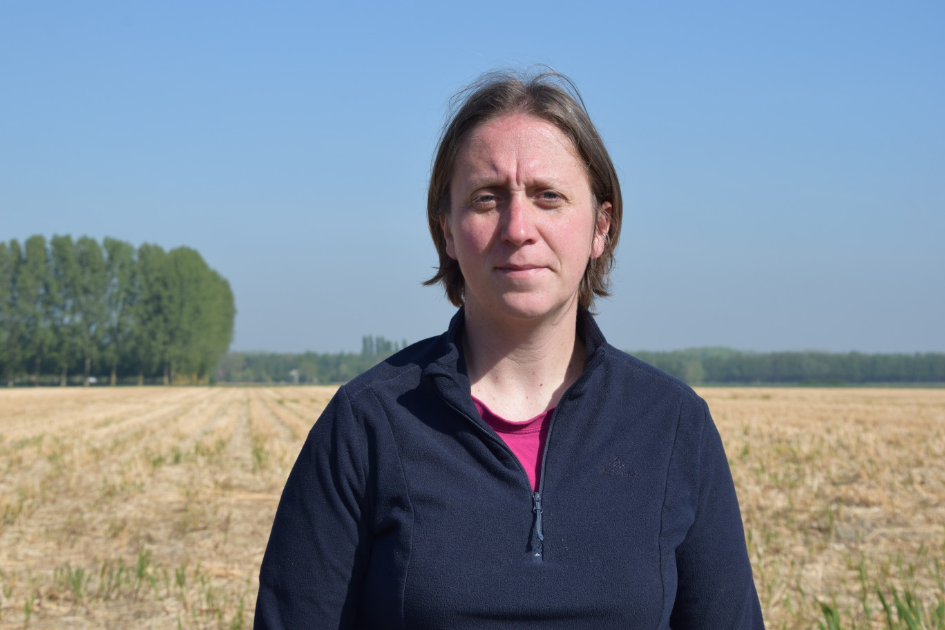 À la tête de la ferme Delassus à Merville, Florence Douchez et son frère Bruno Delassus ont fait le pari de se lancer dans production de blocs d’isolation biosourcés en miscanthus.