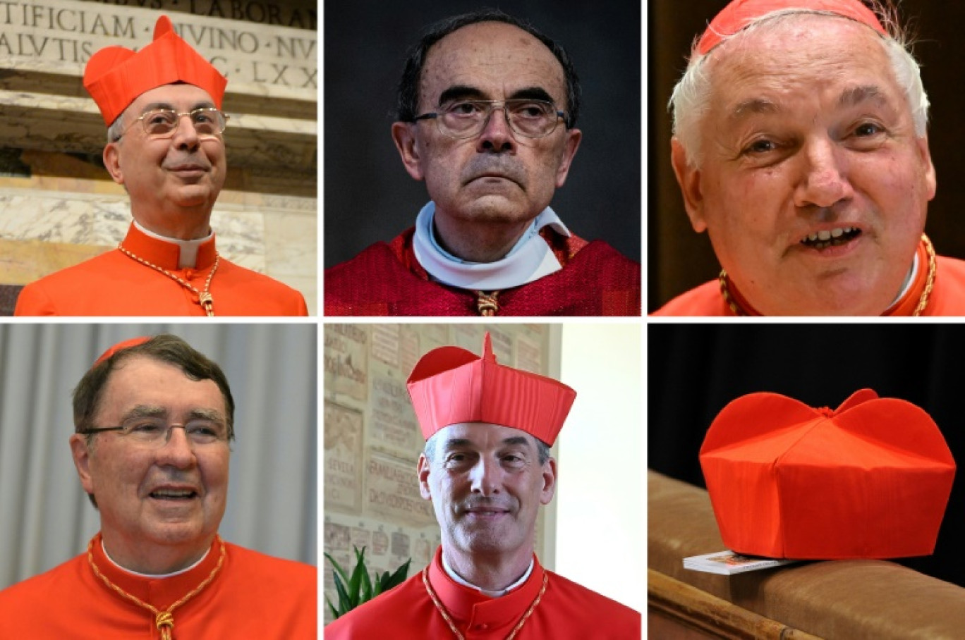 Cinq cardinaux français électeurs du futur pape © Andreas SOLARO