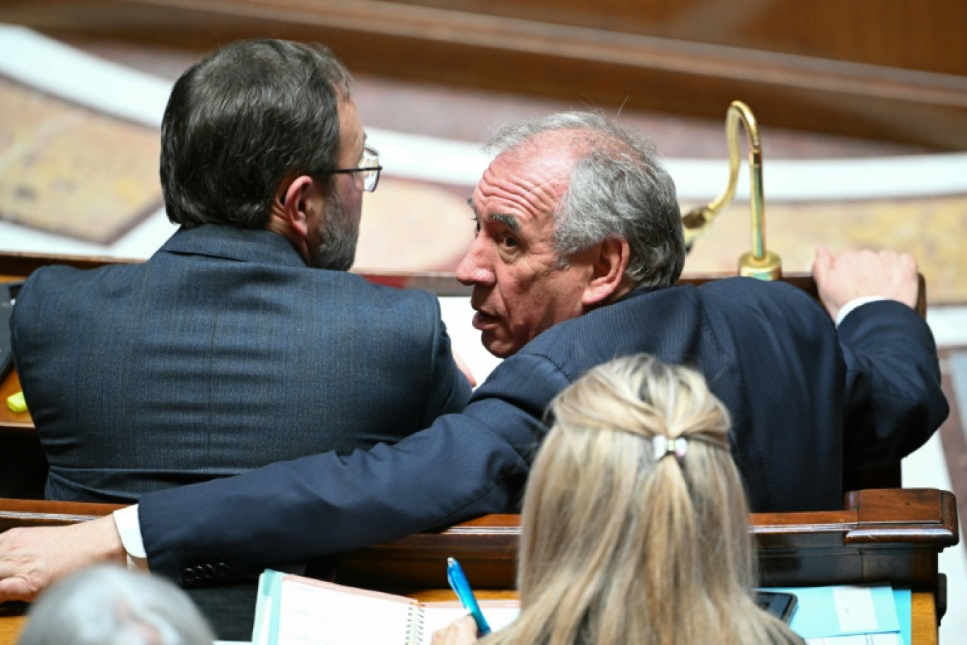 Le Premier ministre François Bayrou à l'Assemblée nationale, à Paris, le 2 avril 2025 © Bertrand GUAY