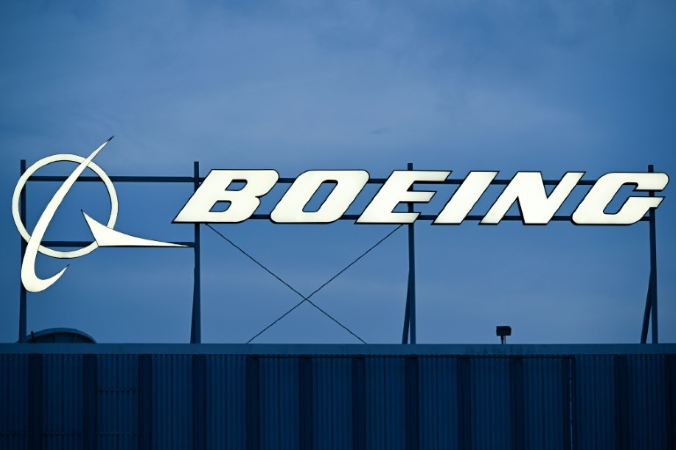 Le logo de Boeing, le 18 janvier 2024 à El Segundo, en Californie © Patrick T. Fallon