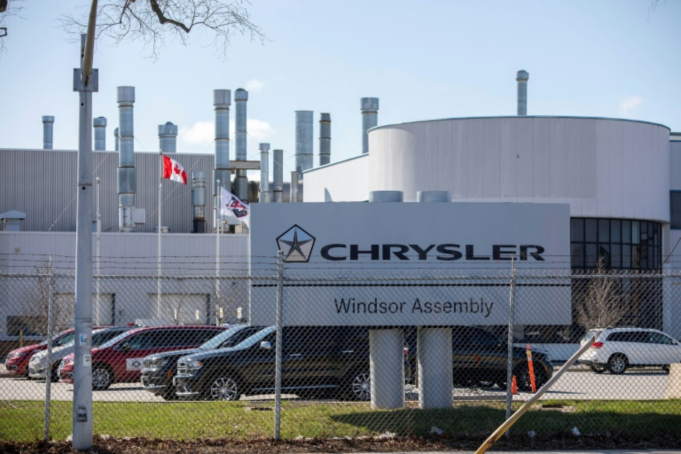 L'usine Chrysler de Windsor, dans la province de l'Ontario, au Canada, le 1er avril 2025 © BILL PUGLIANO