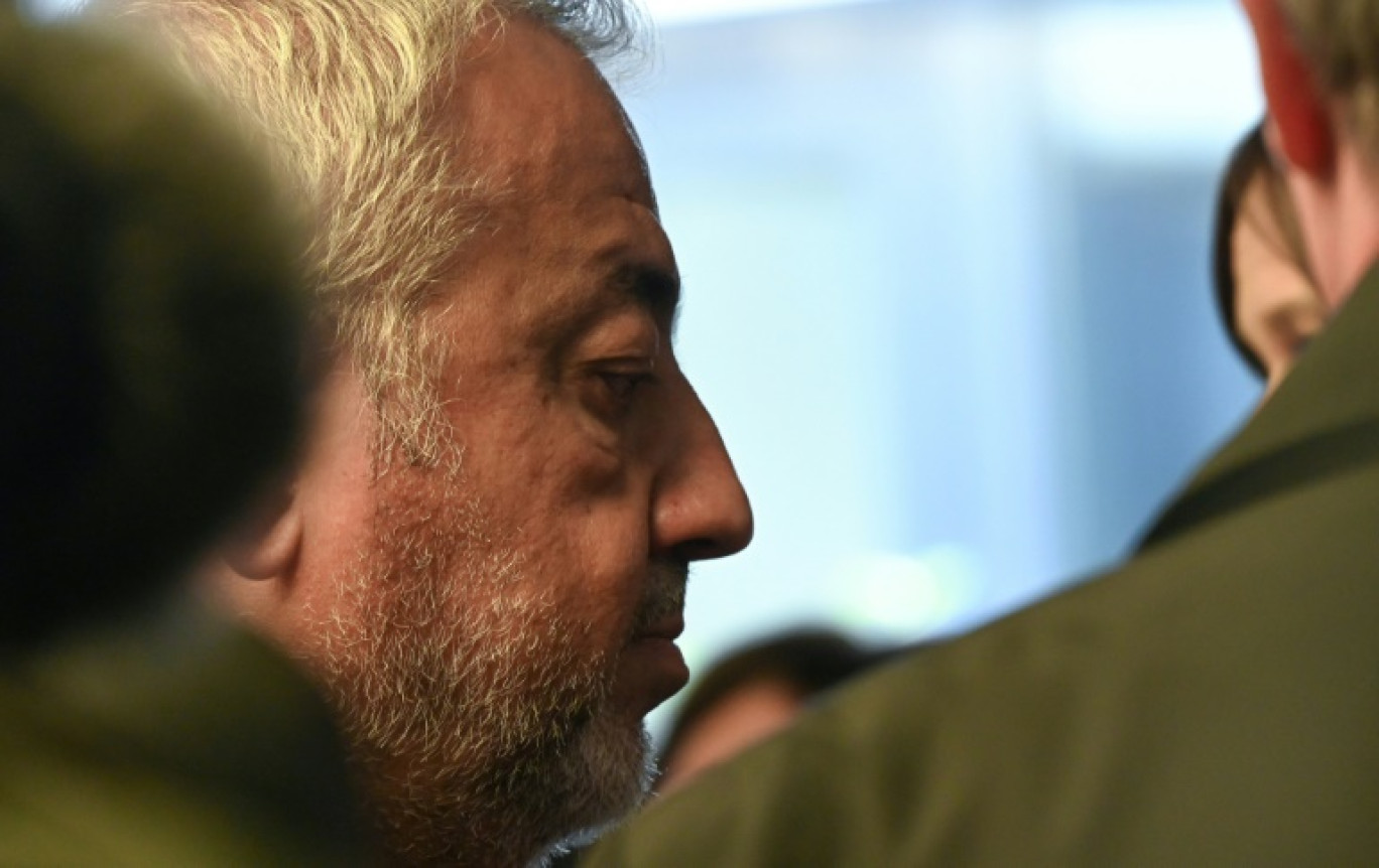 L'homme d'affaires bordelais Michel Ohayon, le 28 septembre 2022 au Tribunal de commerce, à Tourcoing, dans le Nord. © DENIS CHARLET