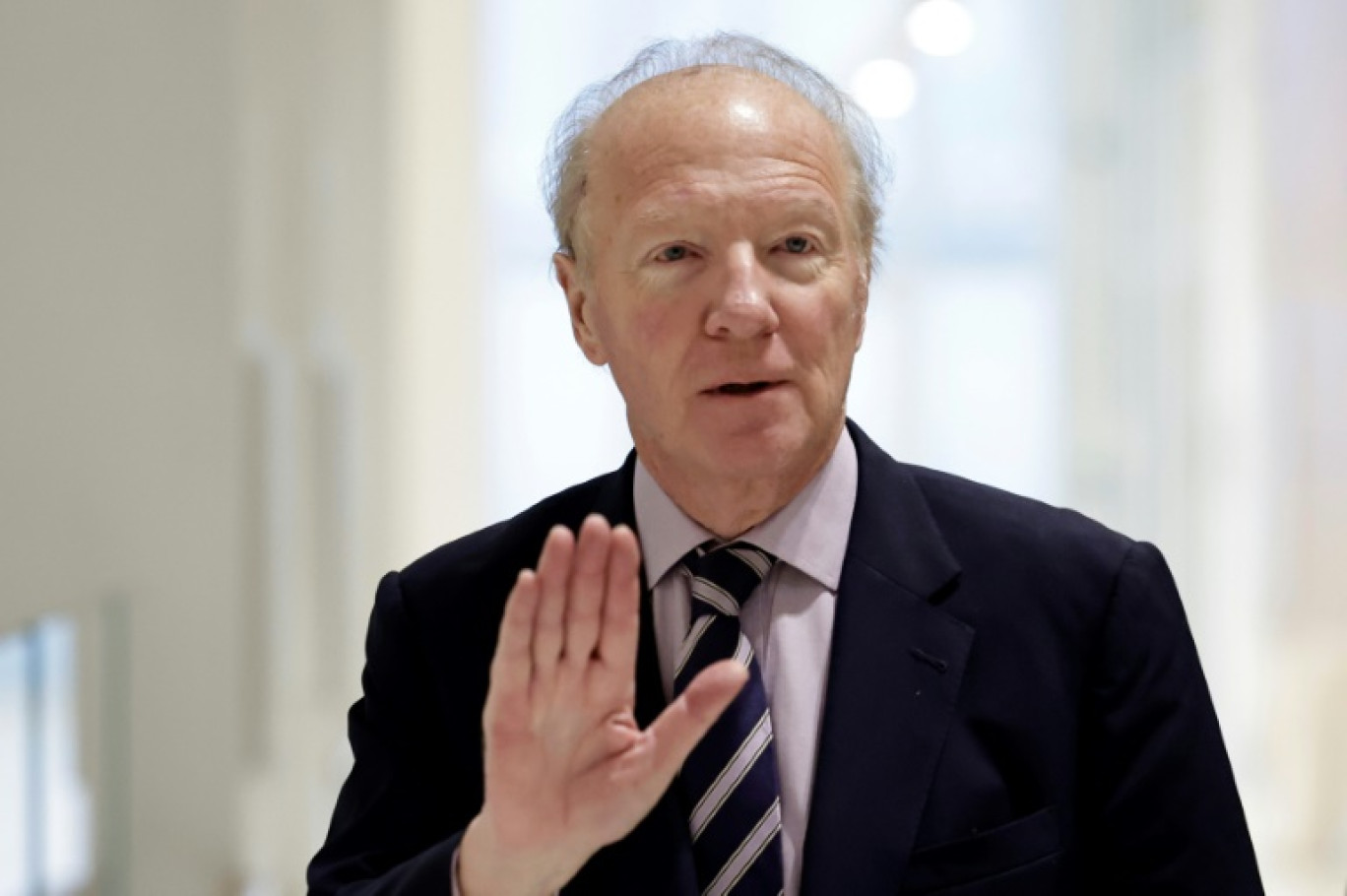Brice Hortefeux au tribunal judiciaire de Paris, le 10 février 2025 © STEPHANE DE SAKUTIN