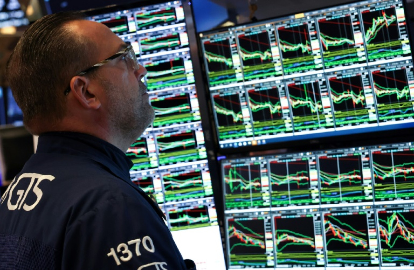 Un trader à la Bourse de New York, le 7 avril 2025 © TIMOTHY A. CLARY