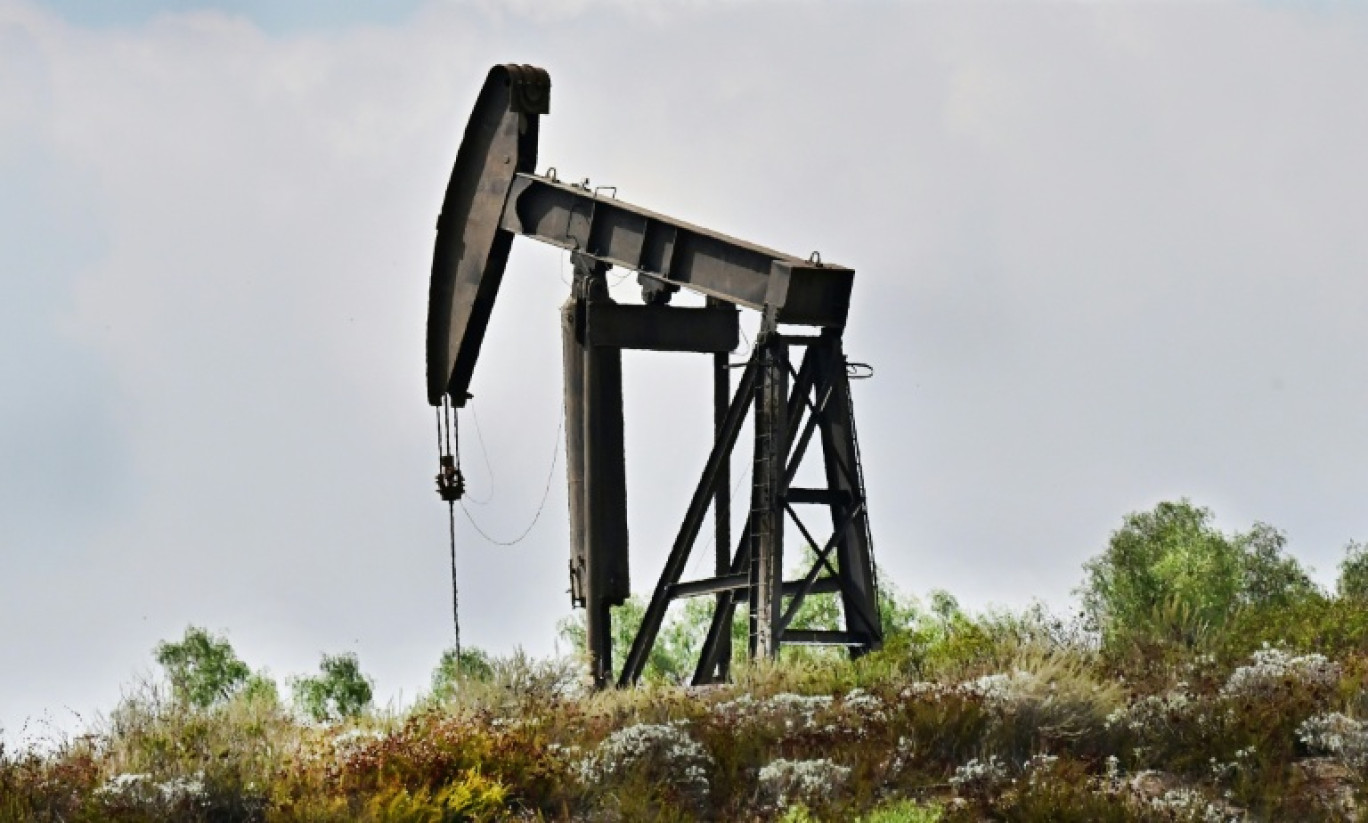 Puits de pétrole à Montebello en Californie, le 18 septembre 2023. © Frederic J. BROWN