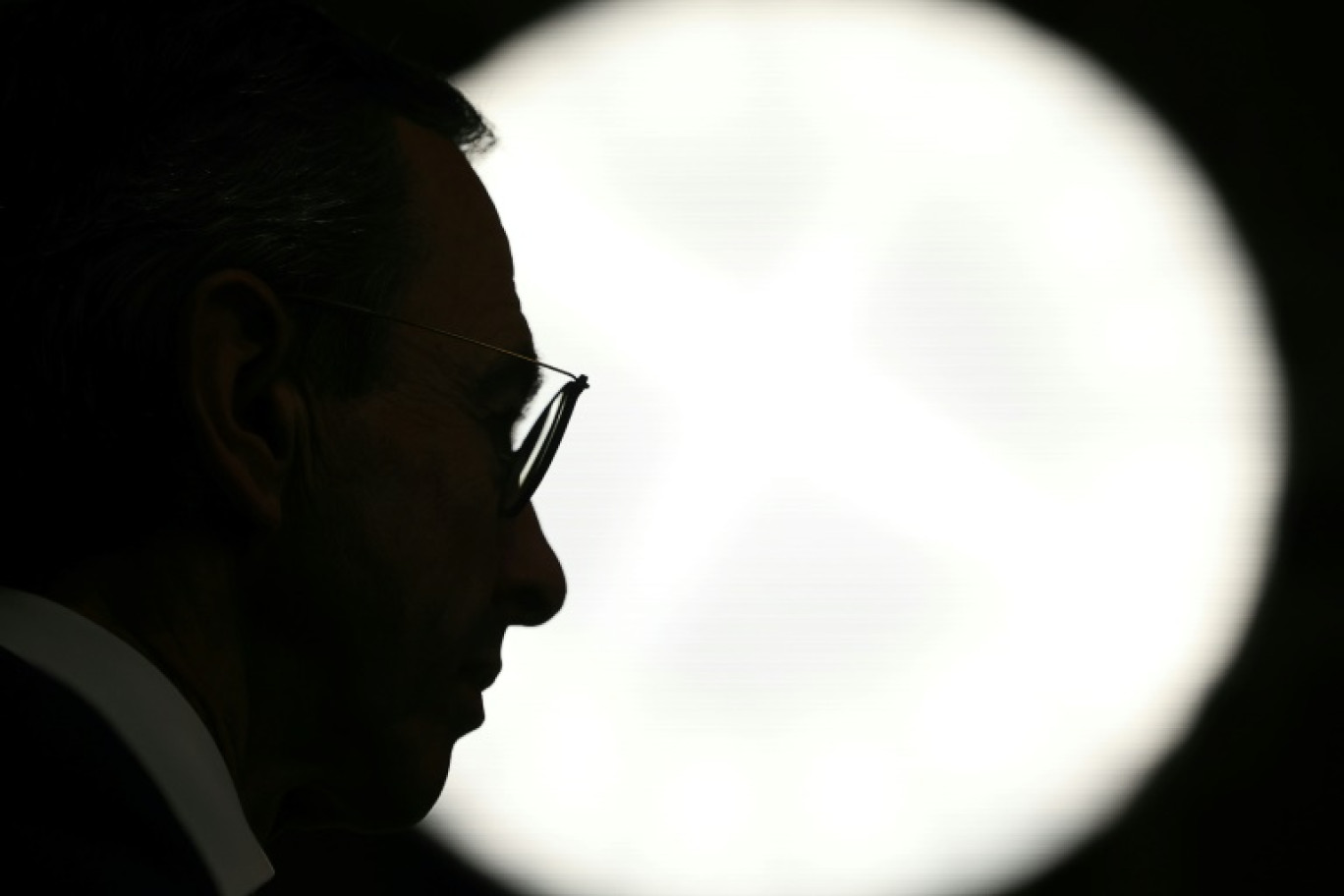 Le ministre de l'Intérieur Bruno Retailleau lors d'une conférence de presse au ministère de la Justice à Paris, le 7 avril 2025 © ALAIN JOCARD