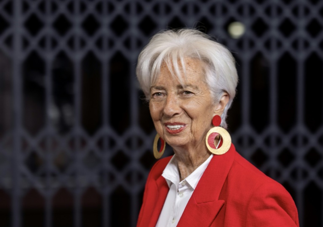 La présidente de la Banque centrale européenne Christine Lagarde à Varsovie le 11 avril 2025. © Wojtek RADWANSKI