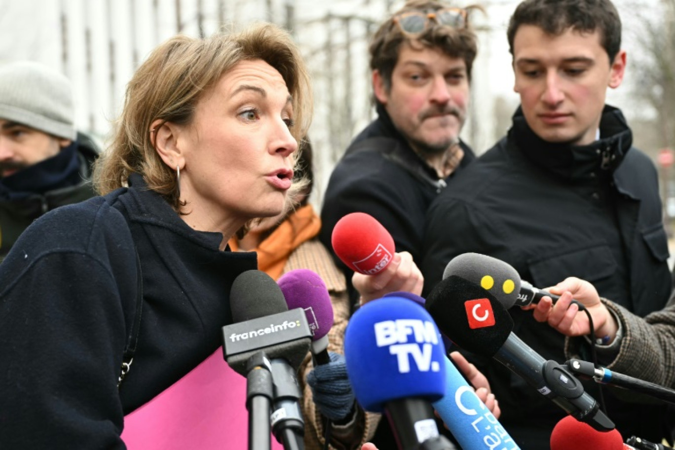 La leader de la CFDT, Marylise Léon, à Paris le 17 janvier 2025. © Bertrand GUAY