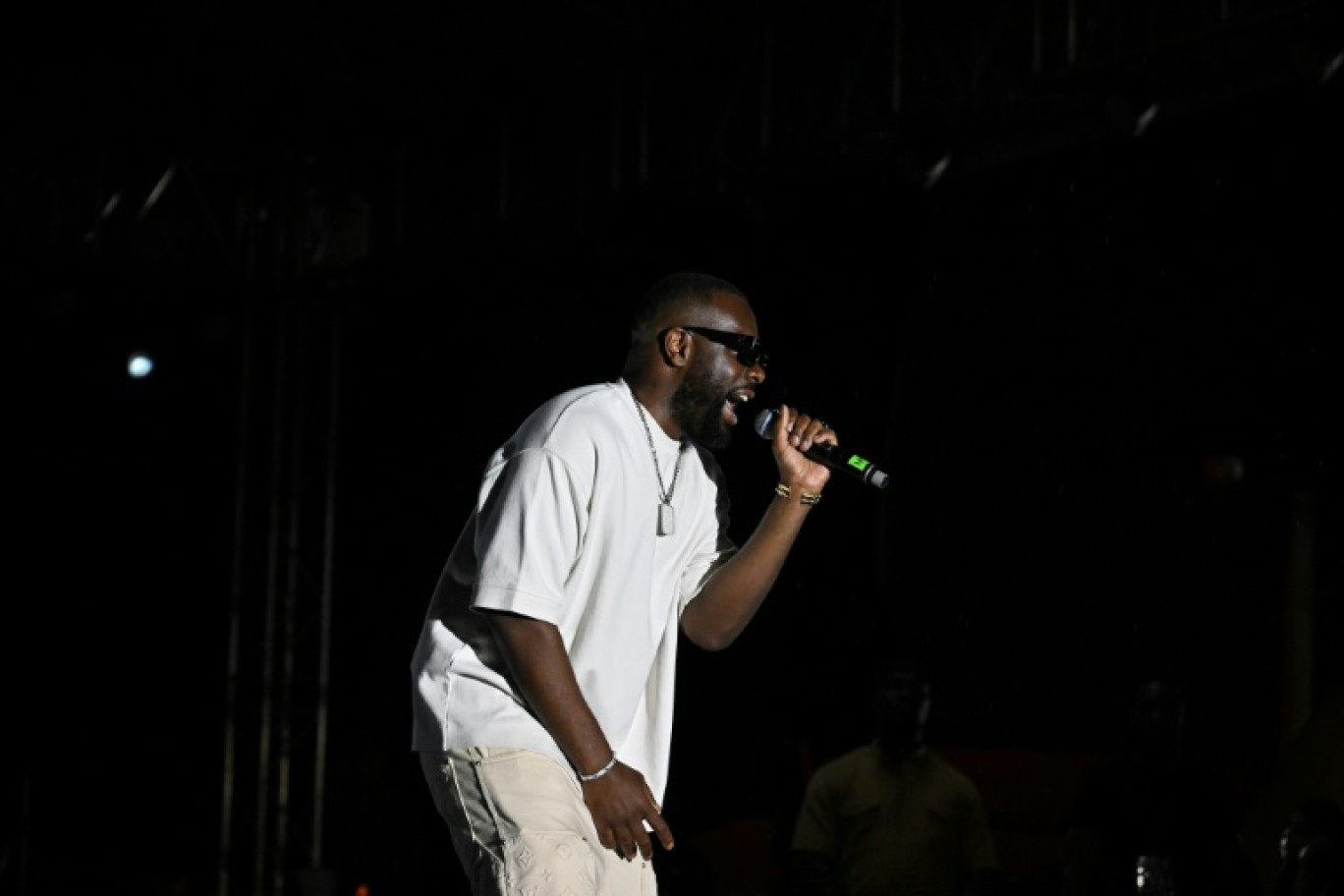 Gims en concert à Abidjan, le 17 mai 2024 © Sia KAMBOU