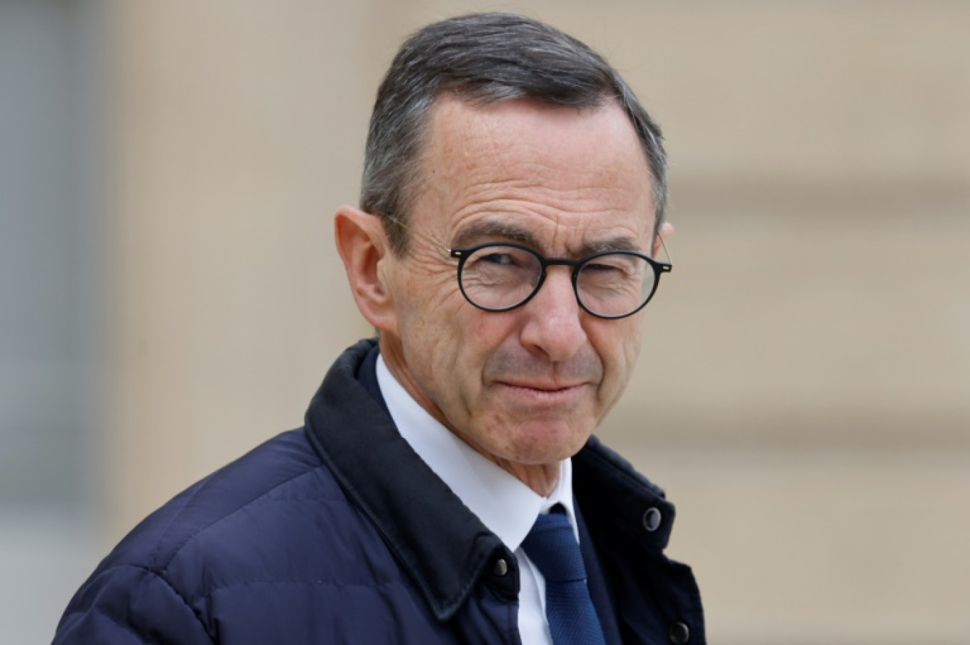 Le ministre de l'Intérieur Bruno Retailleau le 16 avril 2025 à Paris © Ludovic MARIN