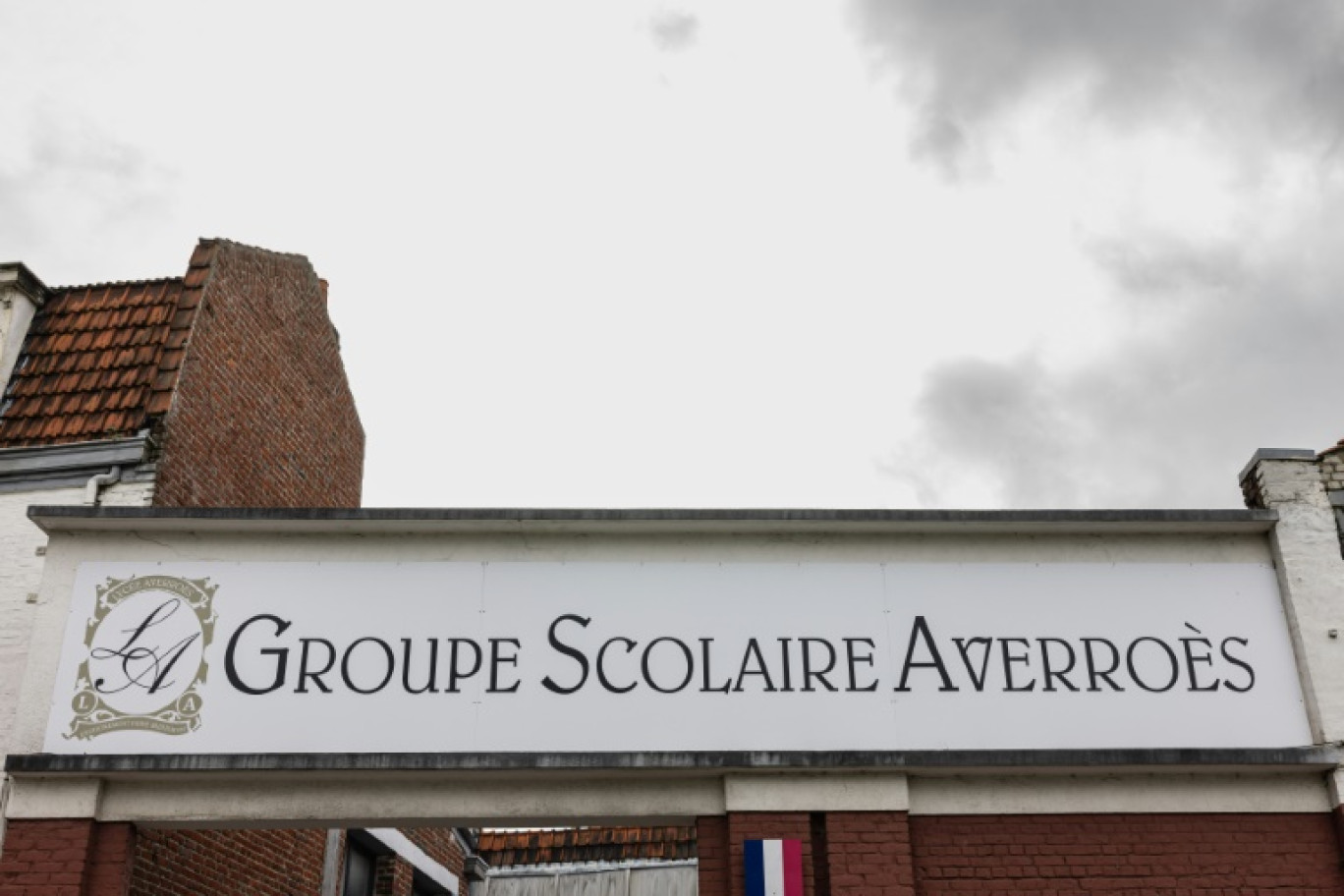 L'entrée du lycée Averroès, à Lille, le 28 septembre 2023 © Sameer Al-DOUMY