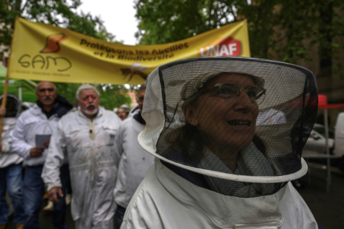 Manifestation d'apiculteurs contre les pesticides à Toulouse, le 27 avril 2025 © Ed JONES