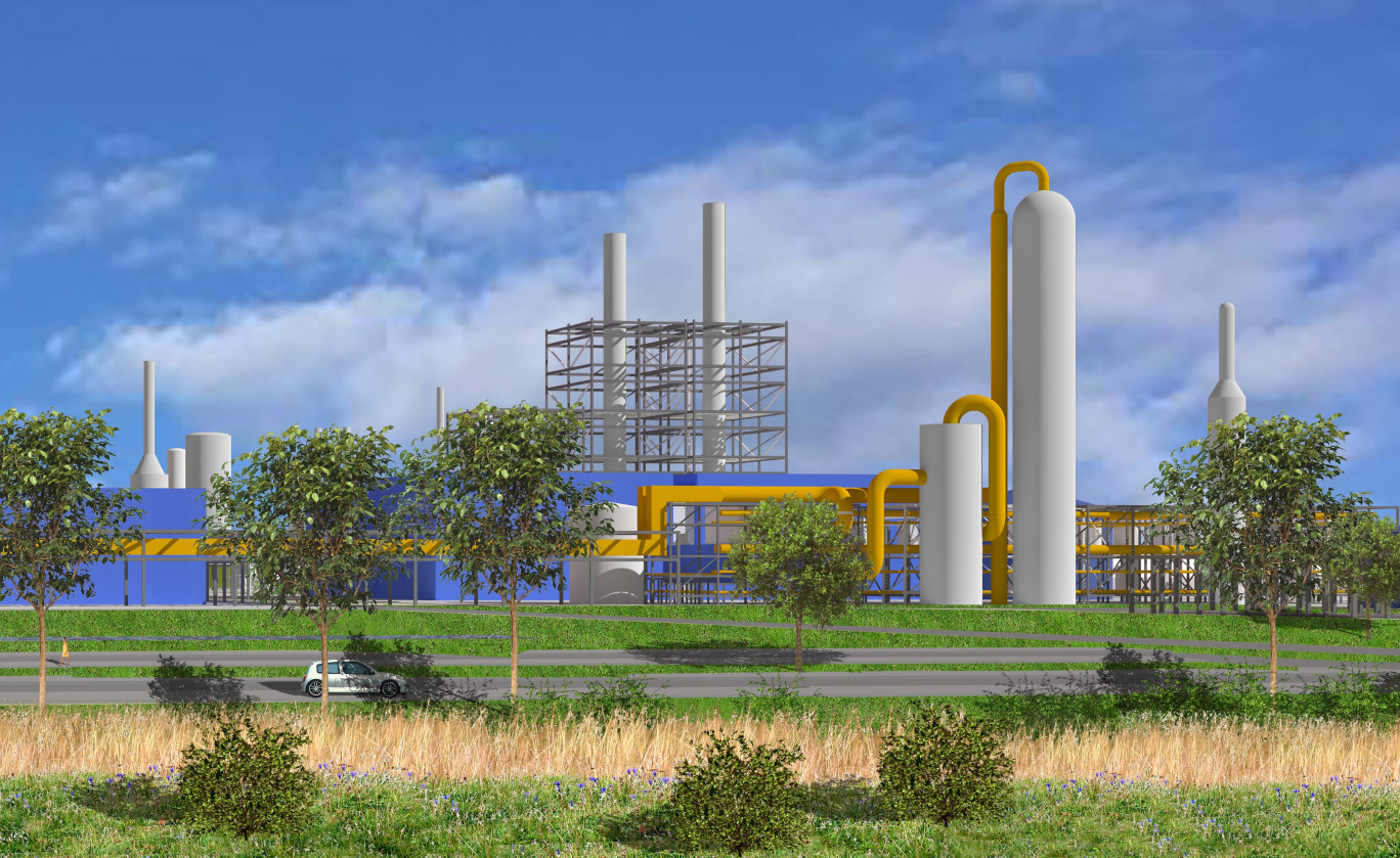 © Verso Energy.Le projet Ep’HyNE (Épinal Hydrogène et Nouvelles Énergies), de production de carburant d’aviation durable, pourrait être opérationnel en 2030 sur l’Écoparc de Chavelot.