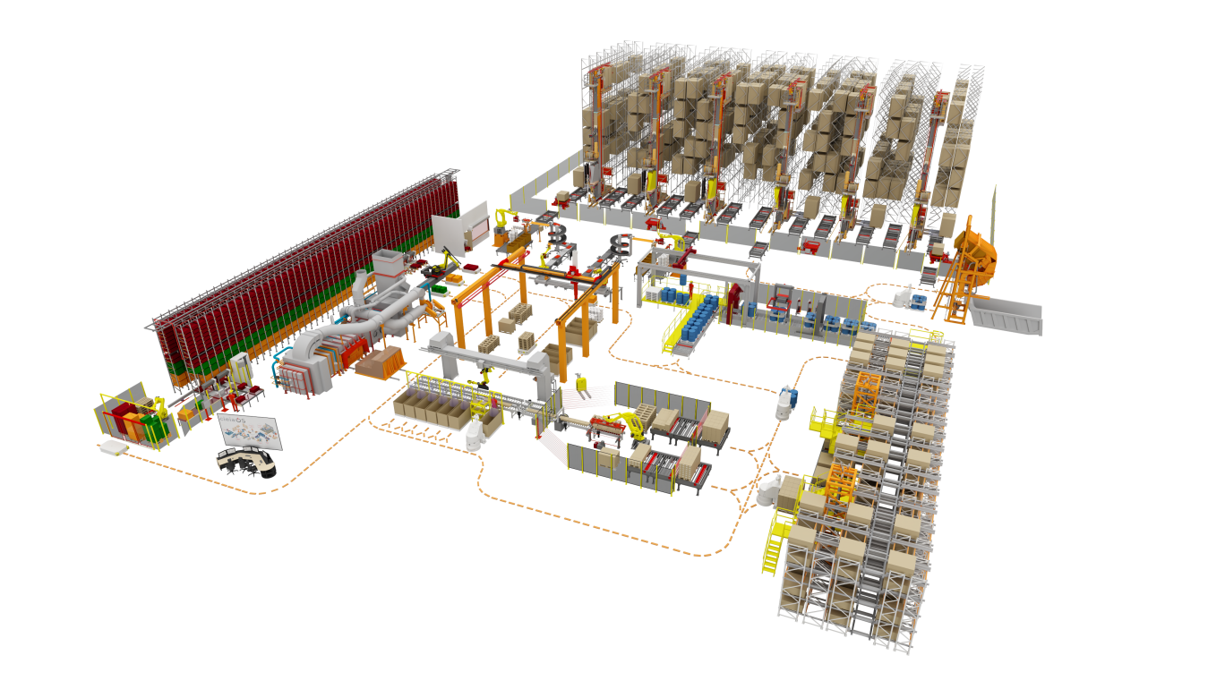 Cleia imagine des solutions sur mesure pour les industriels et peut y associer un logiciel de gestion des flux. © Cleia