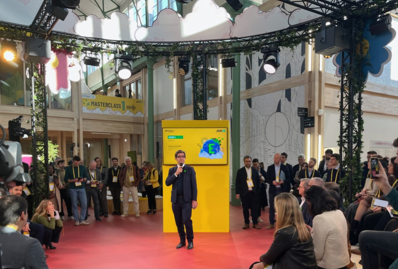 Nicolas Dufourcq, directeur général de Bpifrance, a lancé Jour E au Palais Rameau.