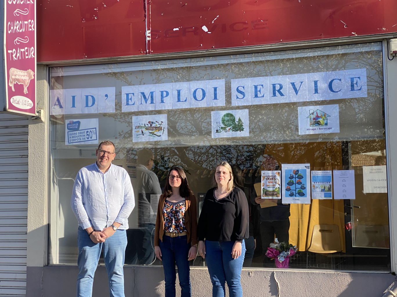 David Blondin, Marina Cisseville et Amandine Constin.