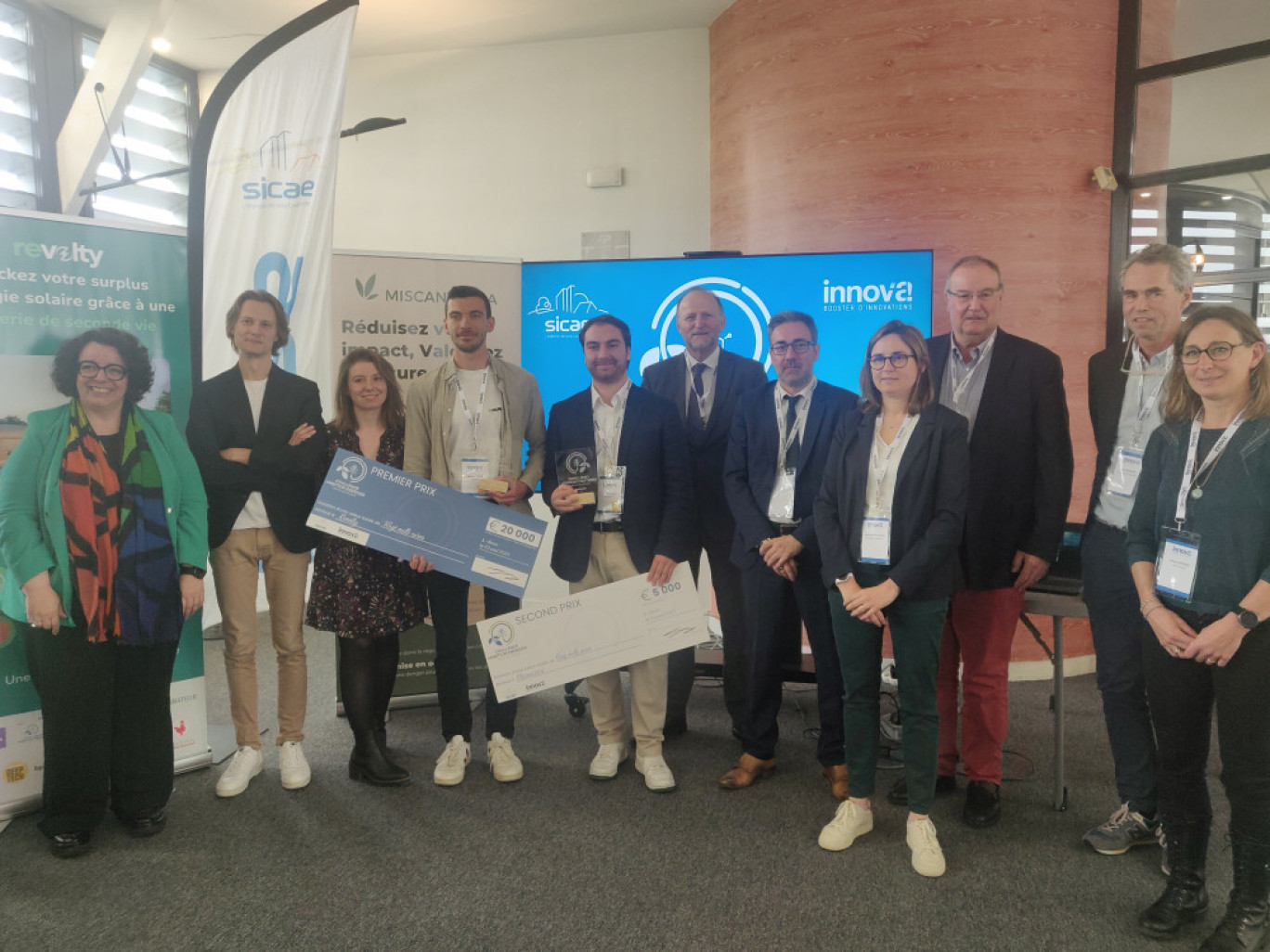 La 2e édition du challenge Ambition Énergies Hauts-de-France a distingué deux initiatives d’avenir. © Aletheia Press / DLP