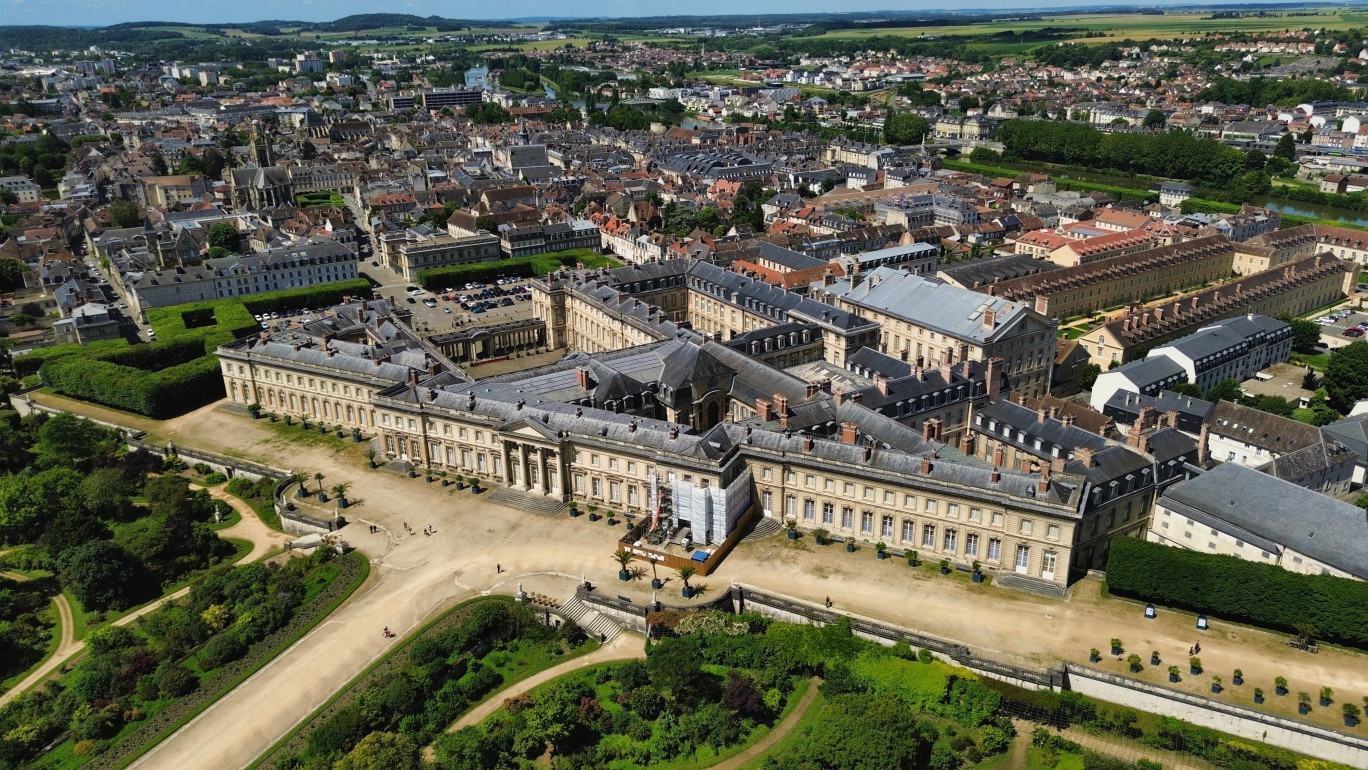 Vue aérienne de Compiègne. © clemMTravel