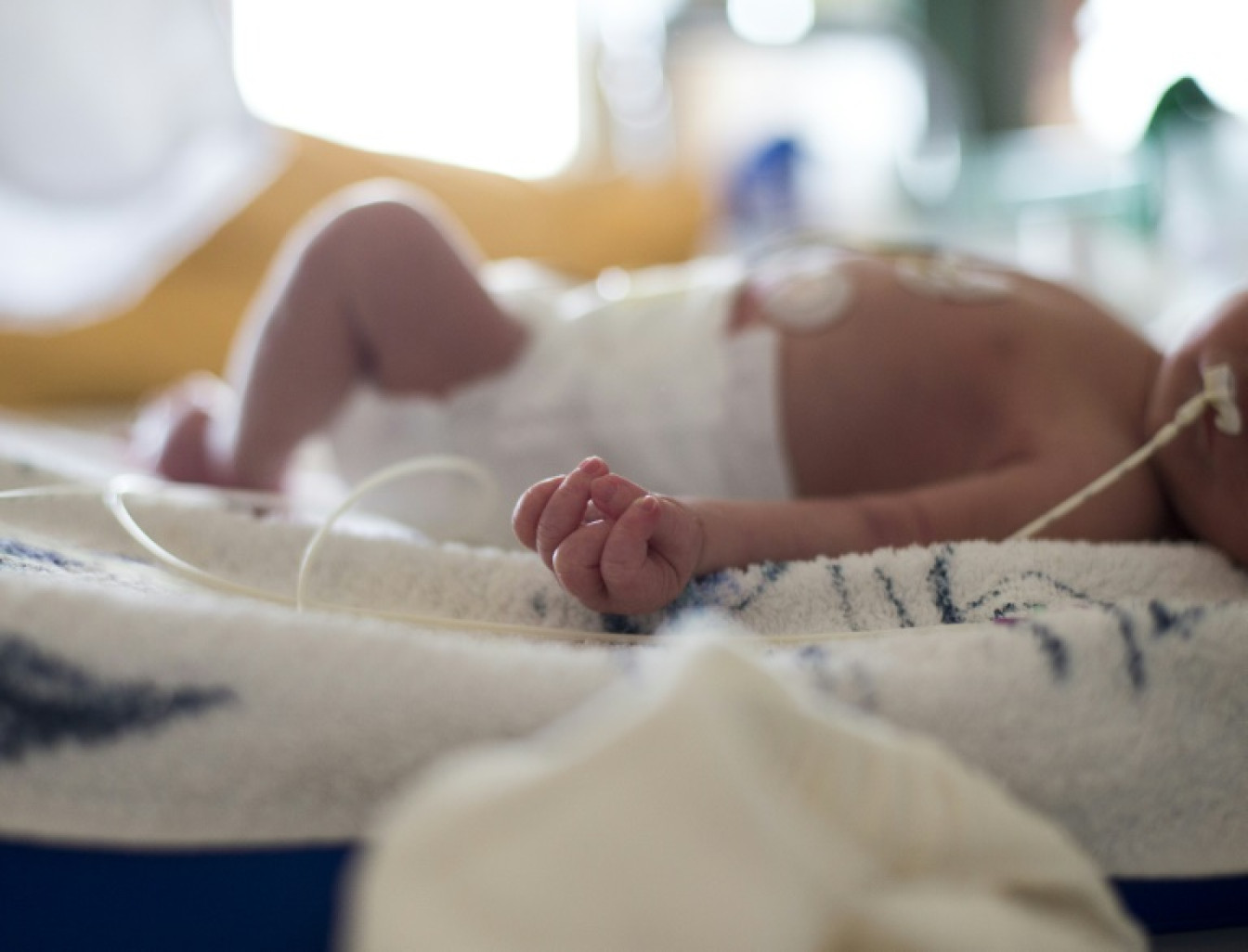 Le Beyfortus, traitement destiné à immuniser les bébés contre le principal virus à l'origine de la bronchiolite, est très efficace pour prévenir des infections graves par le virus respiratoire syncytial (VRS) chez les nourrissons, selon une étude © FRED DUFOUR