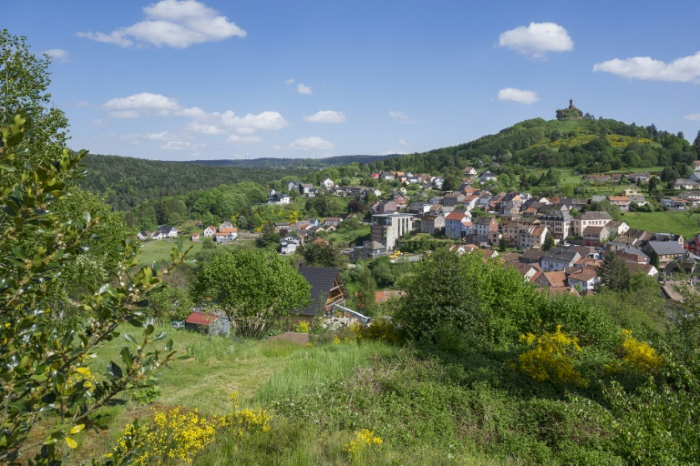 Dabo, le village où a été retrouvée la Chouette d'or, en Moselle, le 3 mai 2025 © Jean-Christophe VERHAEGEN