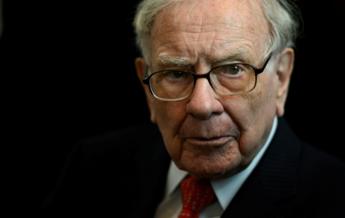 Warren Buffett à Omaha, au Nebraska (centre), le 3 mai 2019 © Johannes EISELE
